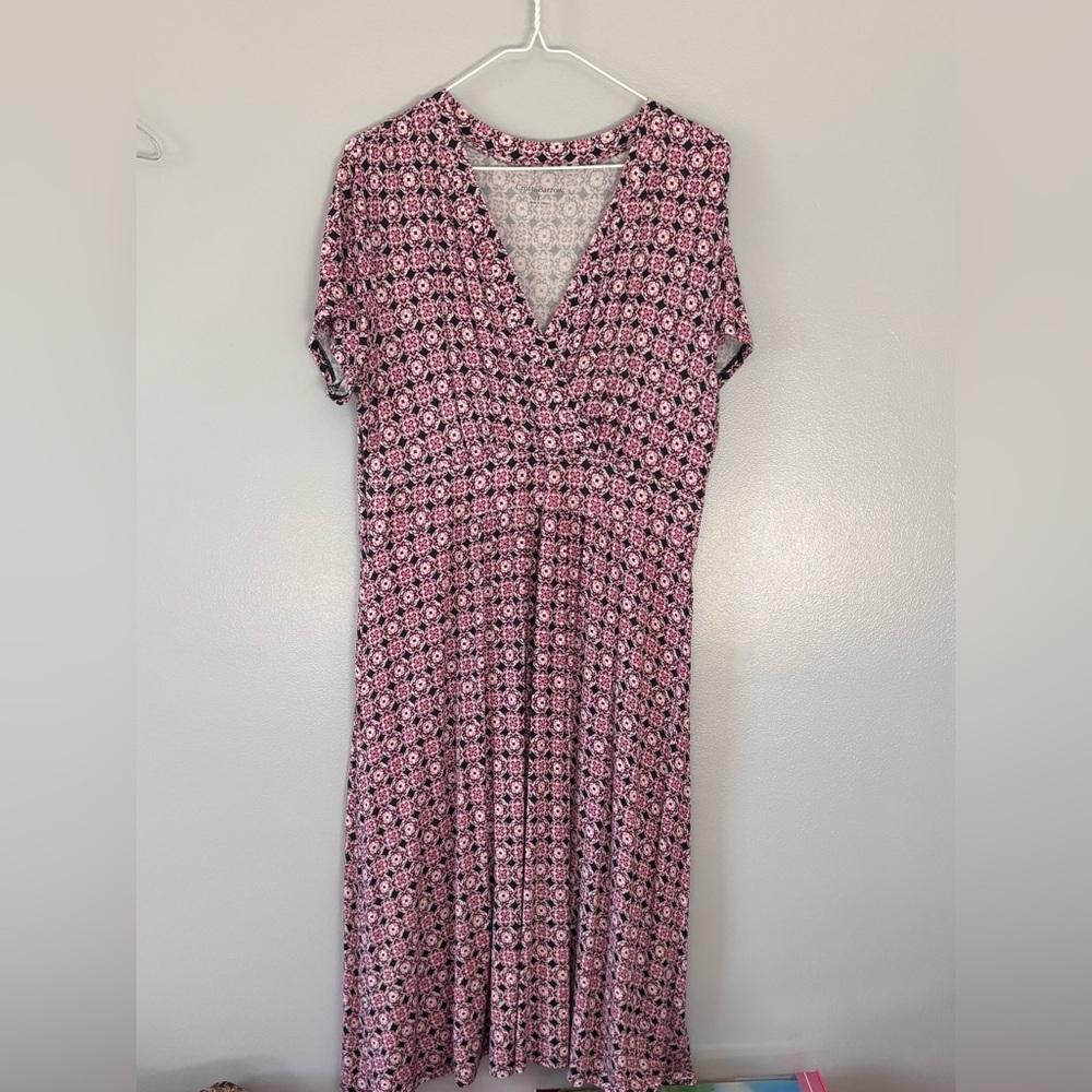 Croft & Barrow Spring Dress Large Stretch Floral
Fun floral print.